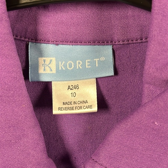 Upcycled Handcrafted Denim Vest Hawaiian Tropical Rainforest design Size L - Picture 7 of 8